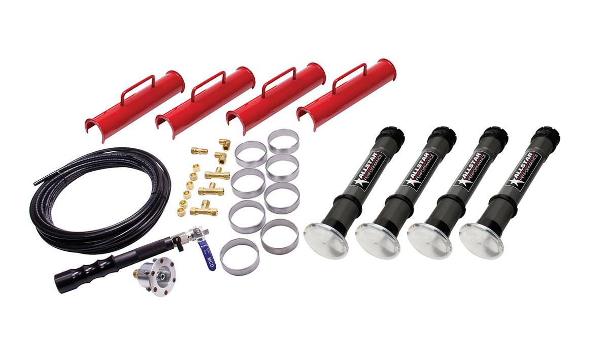 All Star Performance ALL11301 Air Jacks Complete Kit 15.25in w/ Dirt Foot ALL11301