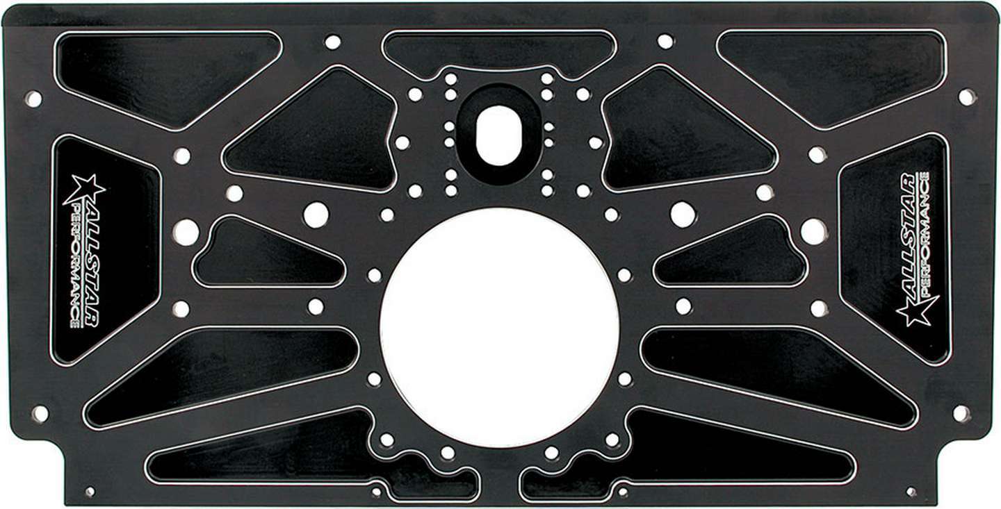 All Star Performance ALL38126 Sprint Rear Motor Plate Black ALL38126