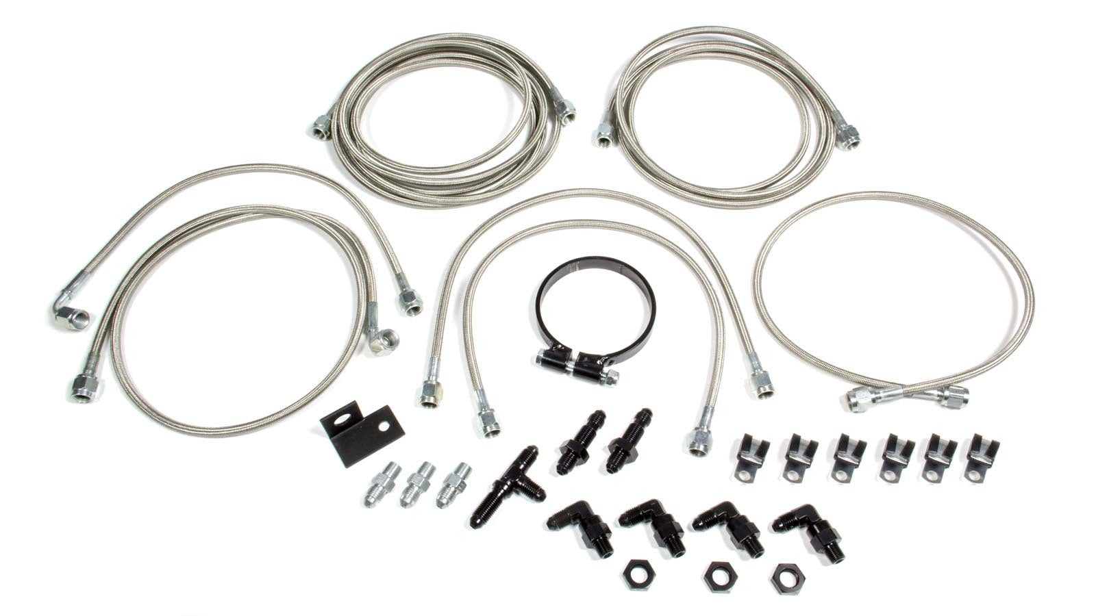 All Star Performance ALL42054 Dirt Car Brake Line Kit LM Aftermarket Calipers ALL42054