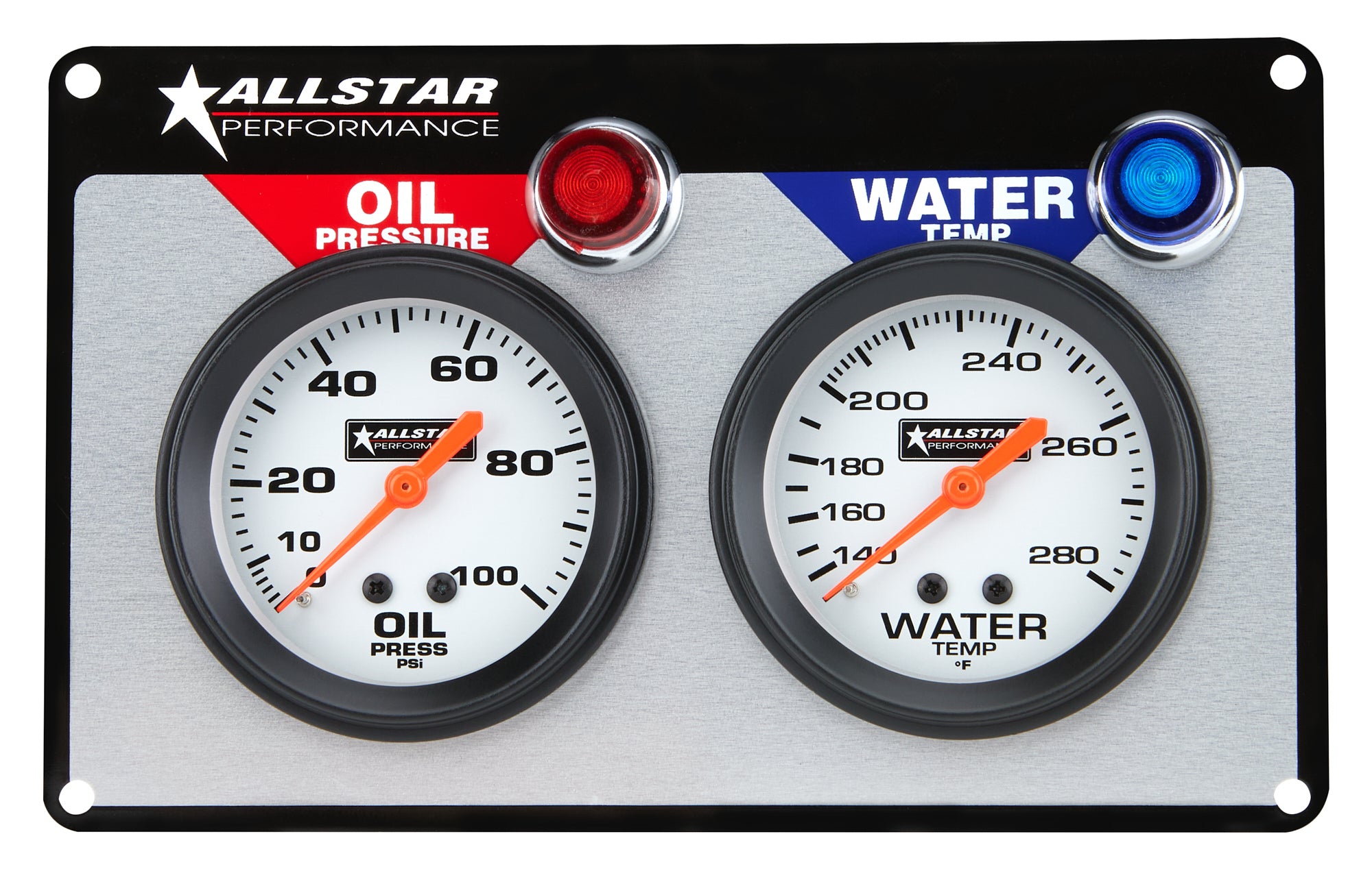 All Star Performance ALL80090 2 Gauge Panel ALL OP/WT ALL80090