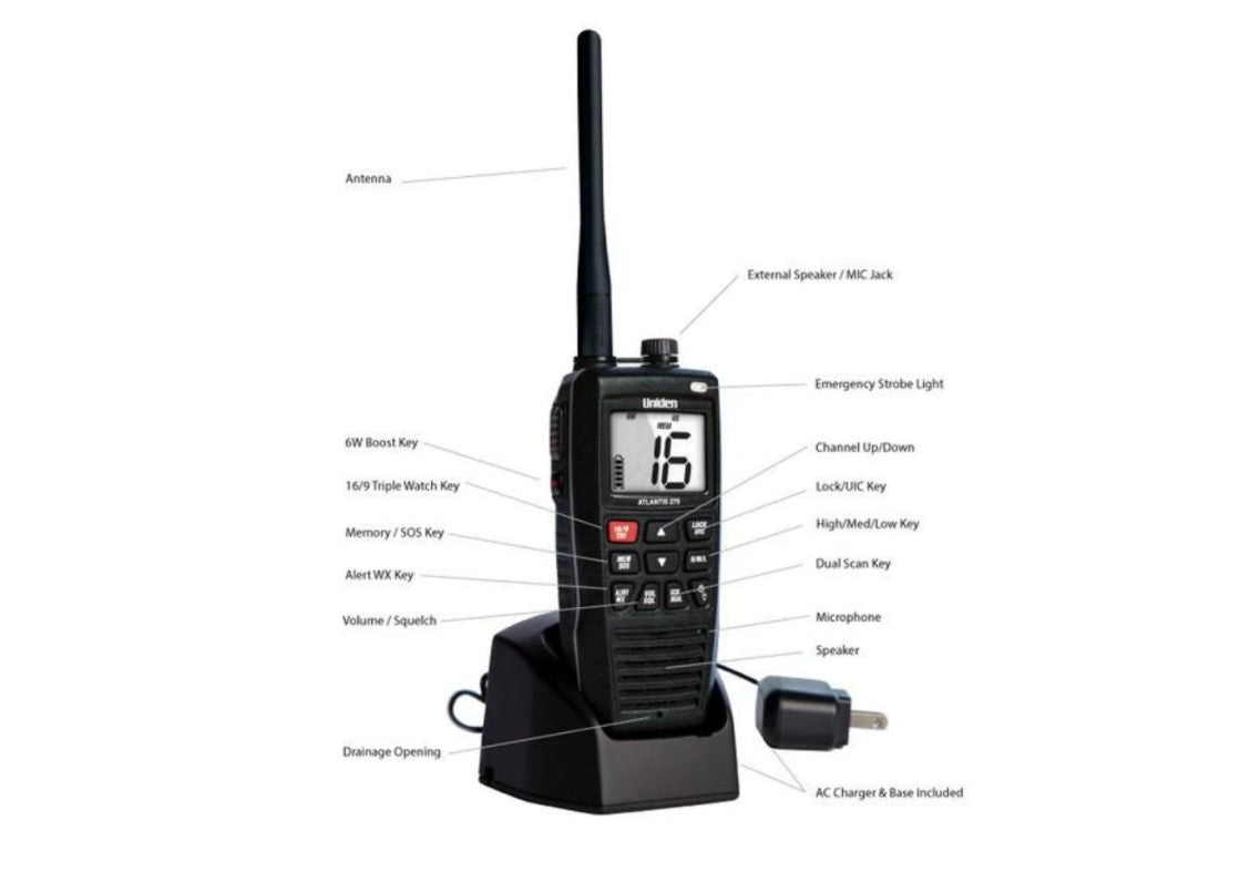 Uniden Atlantis 275 Handheld Two-Way Radio