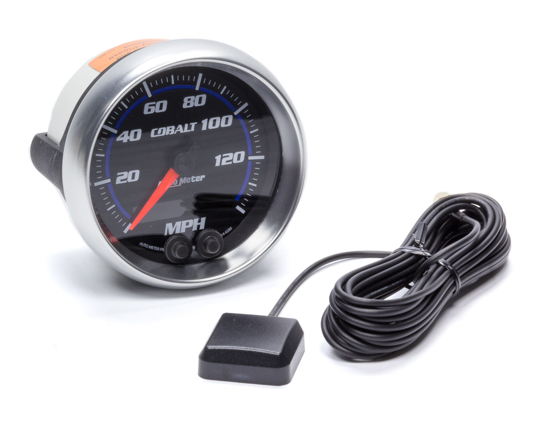 Autometer 6280 3-3/8" GPS SPEEDOMETER, 0-140 MPH, COBALT