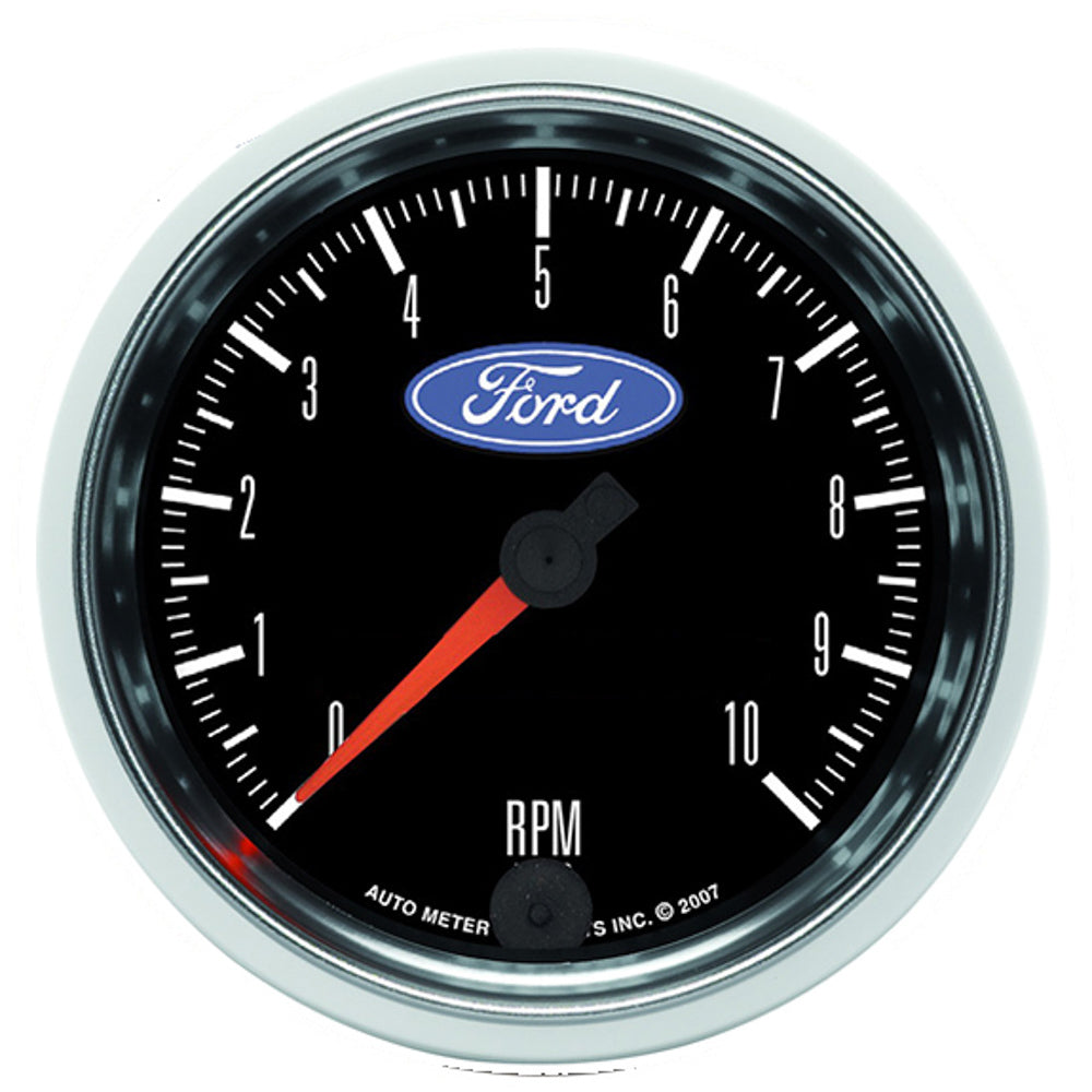 Autometer 880826 3-3/8" IN-DASH TACHOMETER, 0-10,000 RPM, FORD