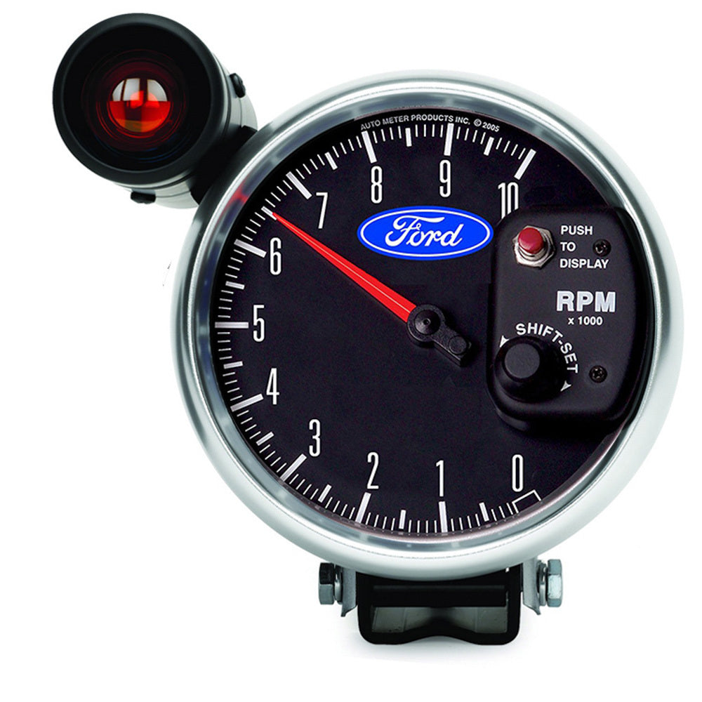 Autometer 880827 5" PEDESTAL TACHOMETER, 0-10,000 RPM, FORD