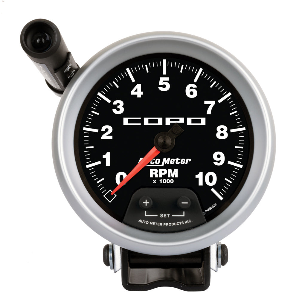 Autometer 880879 3-3/4" PEDESTAL TACHOMETER, 0-10,000 RPM, COPO