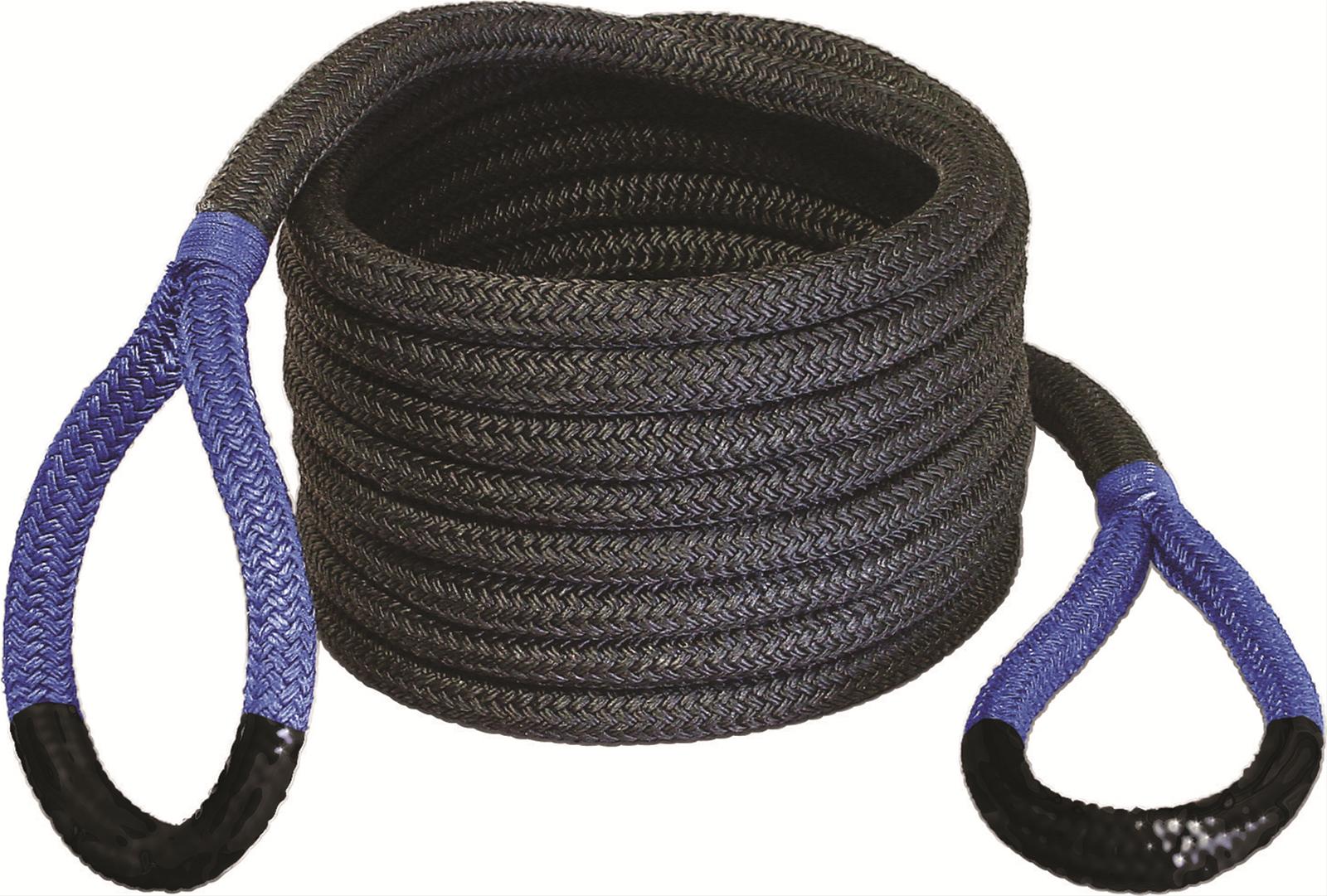 Bubba Rope 176660BLG Tow Rope, Recovery, 7/8 in. diameter, 20 ft. Length, 28,600 lbs. Breaking Strength, Blue Eyes, Nylon, Each