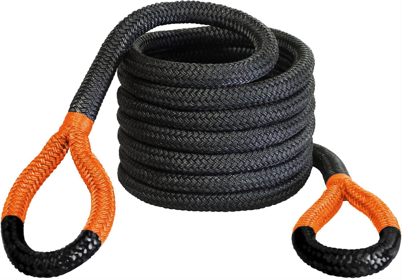 Bubba Rope 176720ORG Big Tow Rope, Big Bubba, 1 1/4 in. diameter, 30 ft. Length, 52,300 lbs. Breaking Strength, Orange Eyes, Nylon, Each