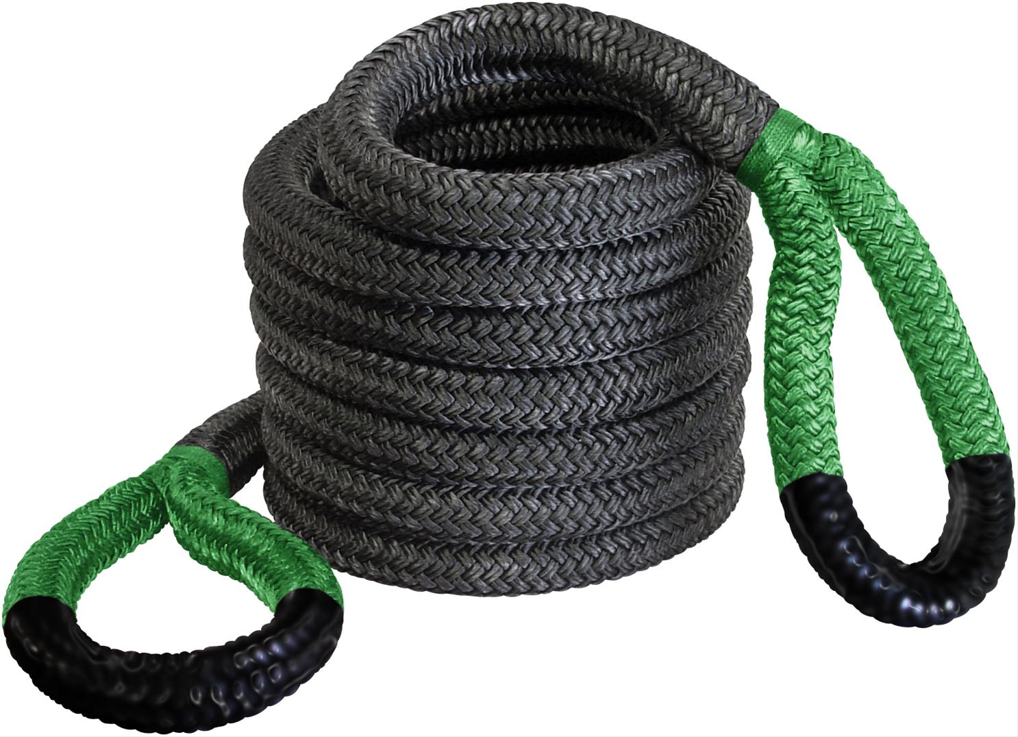 Bubba Rope 176730GRG Jumbo Tow Rope, Jumbo Bubba, 1 1/2 in. diameter, 30 ft. Length, 74,000 lbs. Breaking Strength, Green Eyes, Nylon, Each