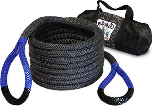 Bubba Rope 176660BLG Tow Rope, Recovery, 7/8 in. diameter, 20 ft. Length, 28,600 lbs. Breaking Strength, Blue Eyes, Nylon, Each