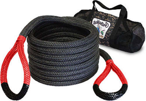 Bubba Rope 176680RDG Tow Rope, Recovery, 7/8 in. diameter, 30 ft. Length, 28,600 lbs. Breaking Strength, Red Eyes, Nylon, Each