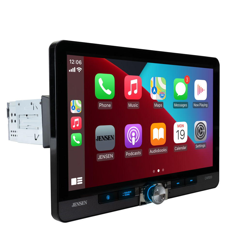 Jensen CAR1013 10.1″ Receiver with Wireless Android Auto & Apple CarPlay – CAR1013