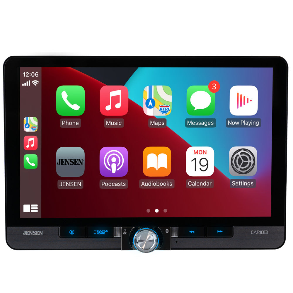 Jensen CAR1013 10.1″ Receiver with Wireless Android Auto & Apple CarPlay – CAR1013