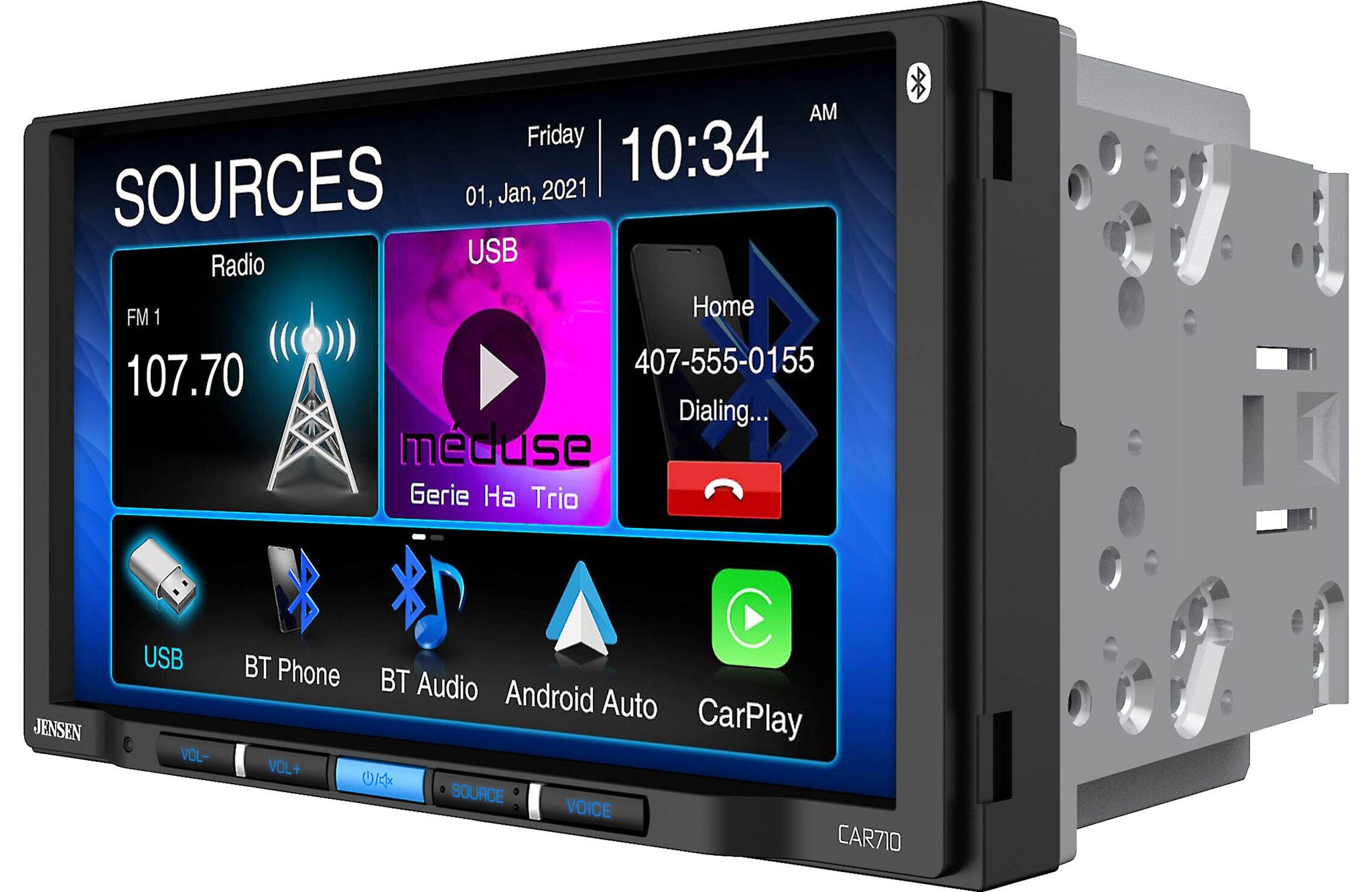 Jensen CAR710 Digital multimedia receiver (does not play discs)