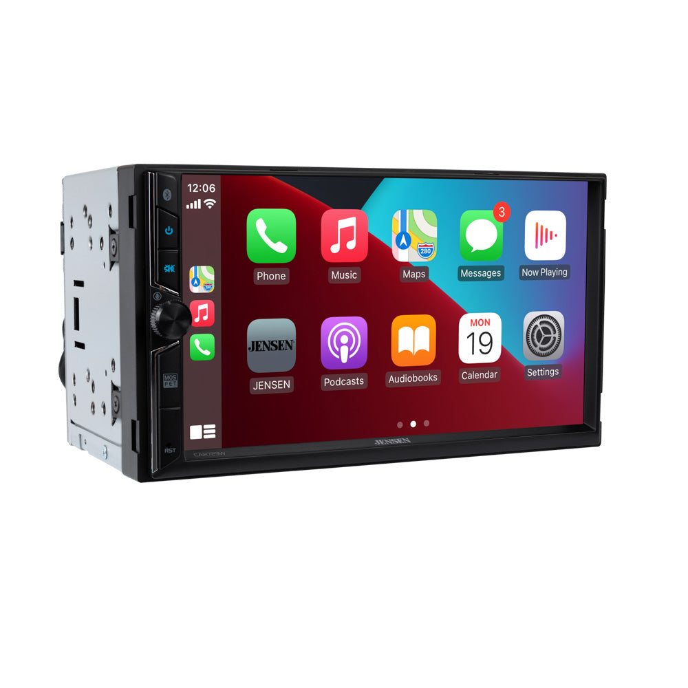 Jensen CAR723W 7” Receiver with Wireless Android Auto & Apple Carplay – CAR723W