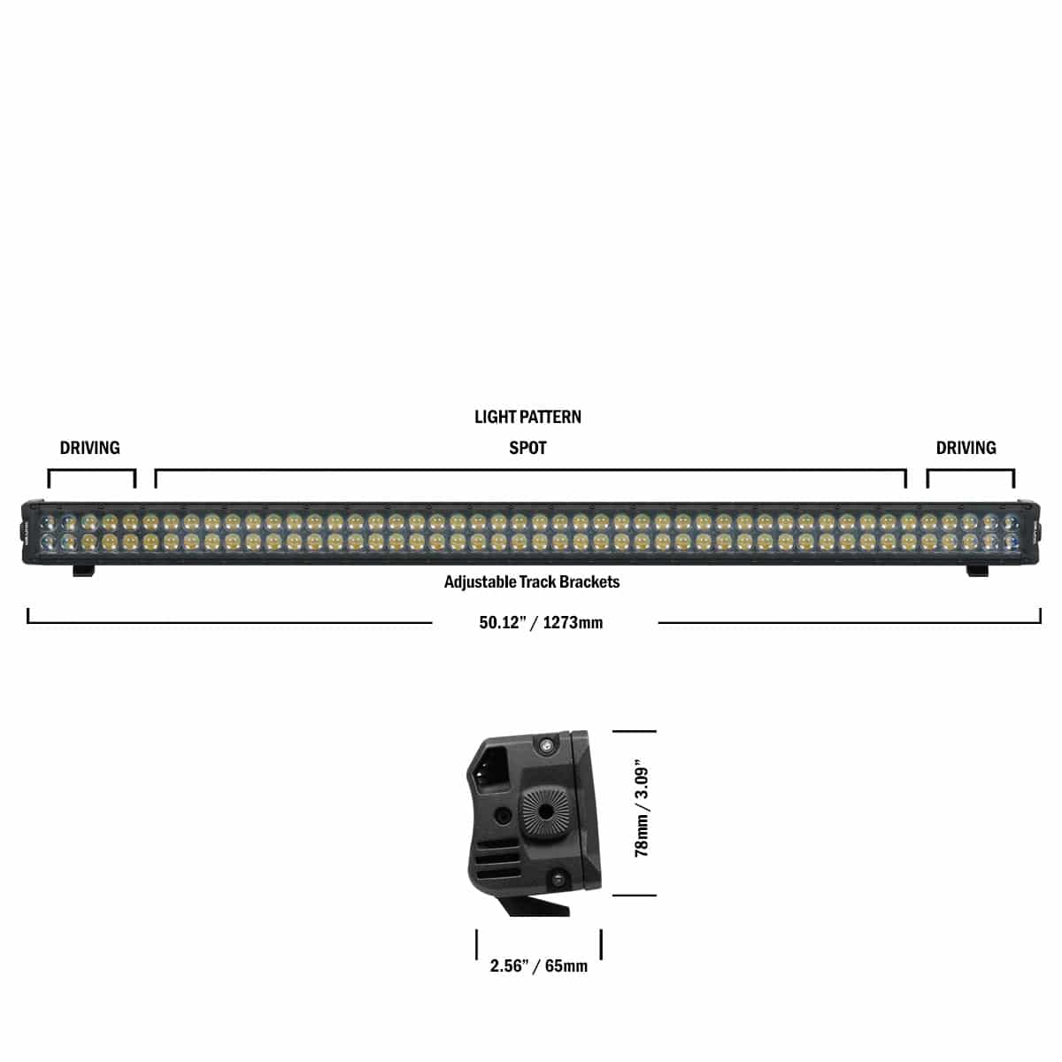 DB Link DBLB50RGB 50″ RGB LED Light Bar / 144 Watts
