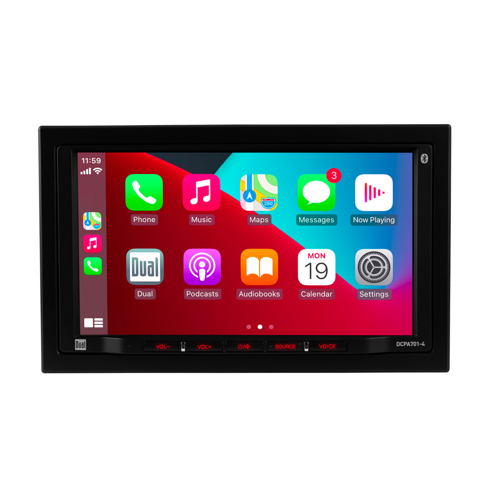 Dual DCPA701-4 7-Inch Car Radio with Apple CarPlay & Android Auto – DCPA701-4