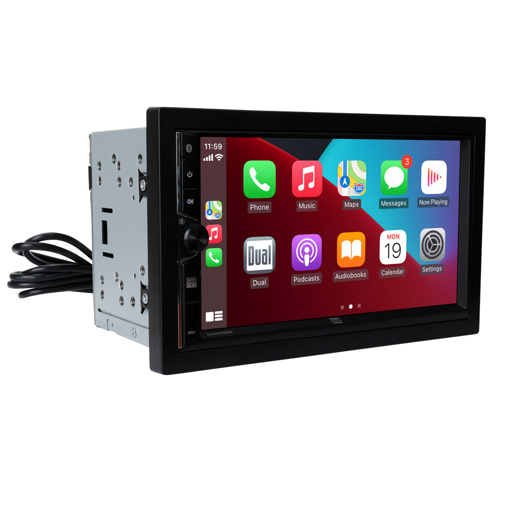 Dual DCPA723W 7″ Media Receiver with Wireless Android Auto & Apple Carplay – DCPA723W