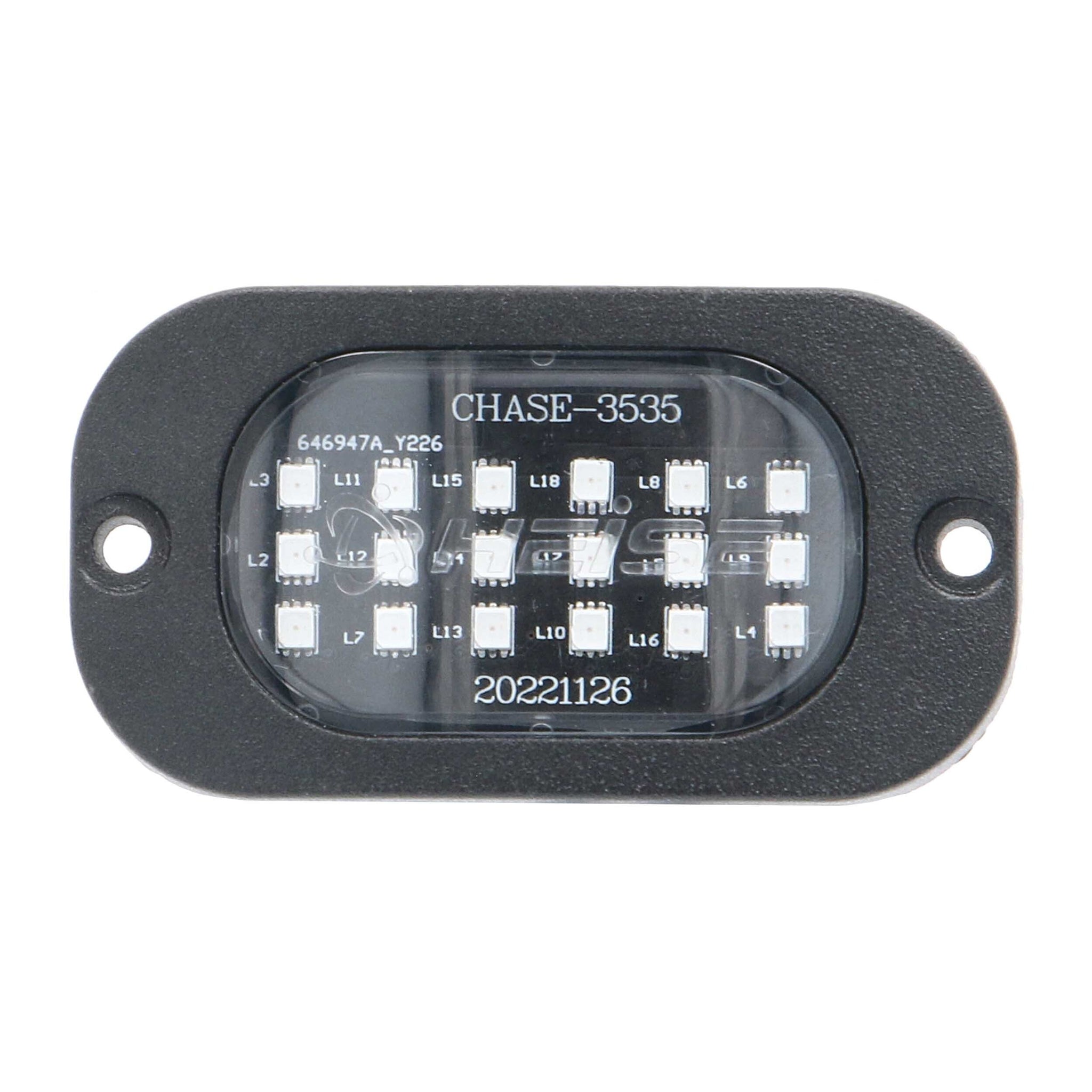 Heise HE-CHASE-K8 Chasing Wide Angle Rock Light Kit - 8 Pack