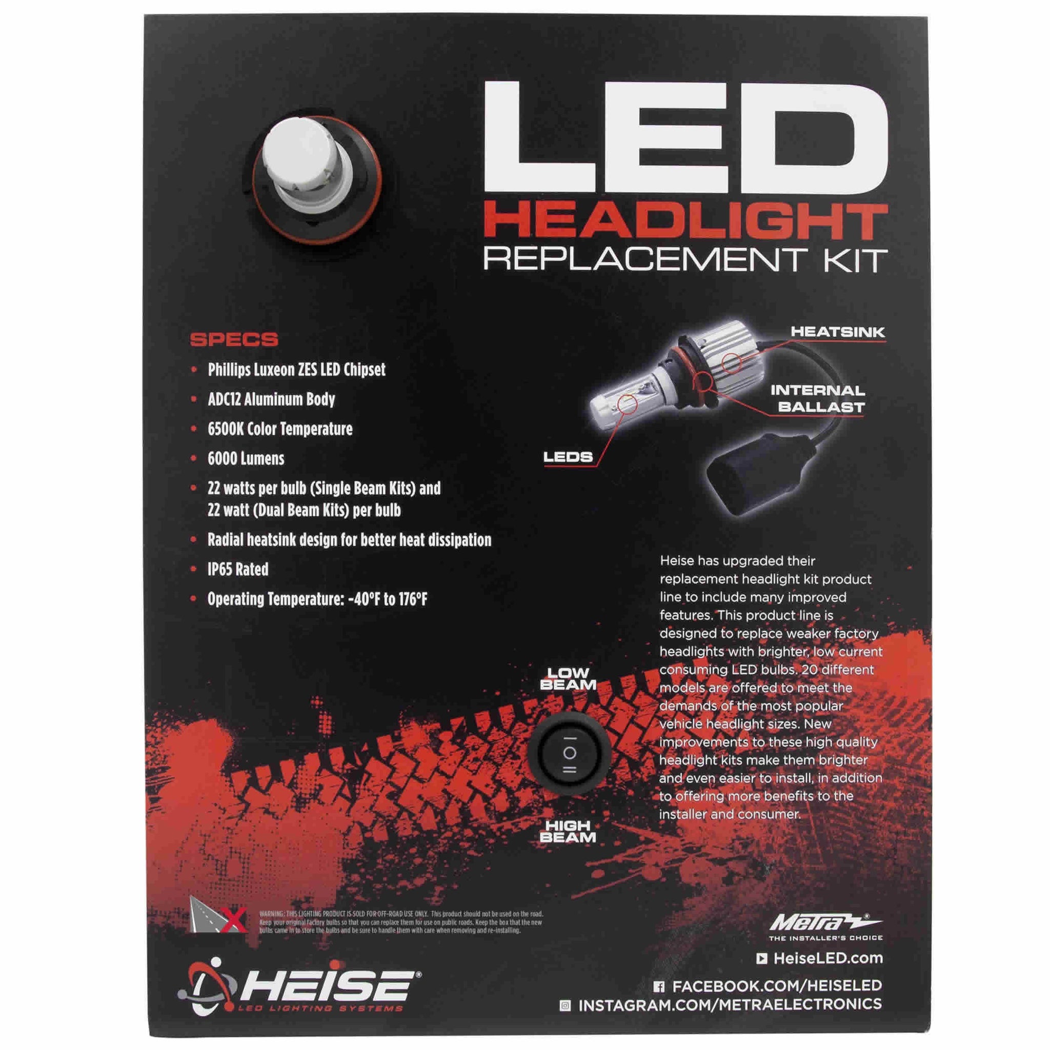 Heise HE-DISP-HL Headlight Tabletop Display