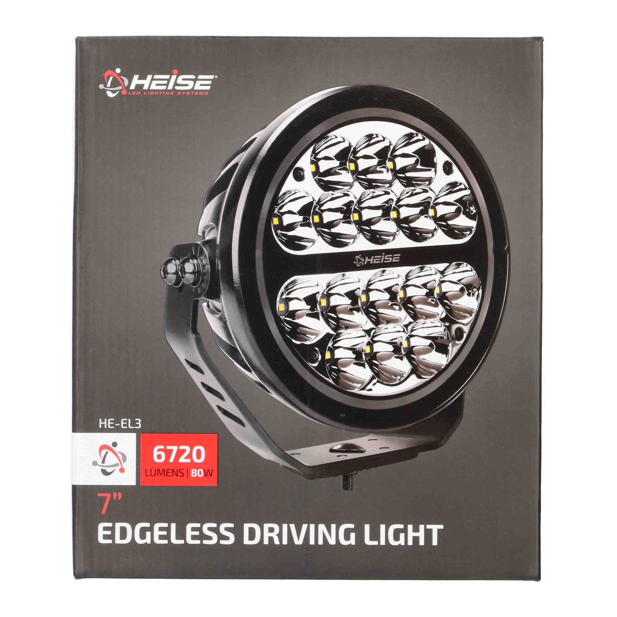 Heise HE-EL3 7" Edgeless Driving Light Spot