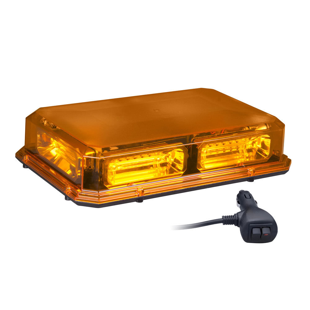 Heise HE-MU13-MINI Amber Exterior Mini Lightbar - 12.9 Inch, 36 LED