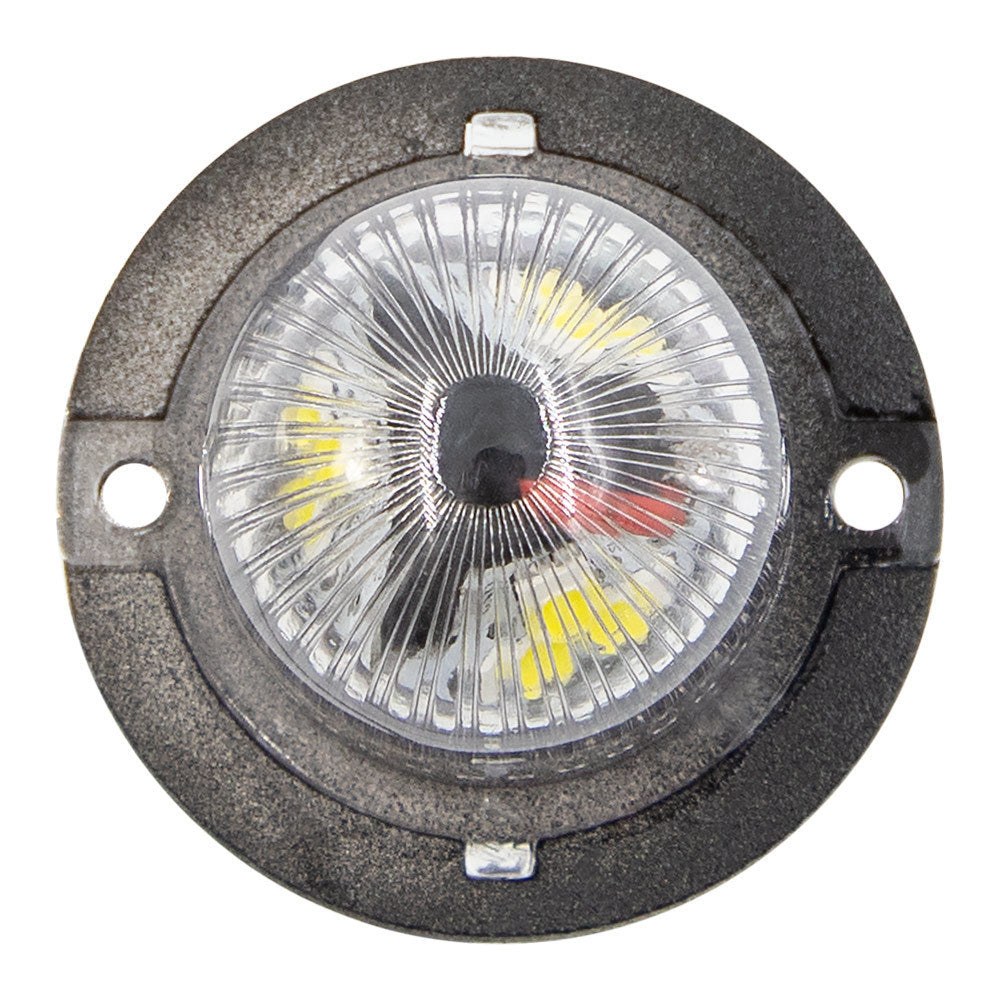 Heise HE-MUHSR-W Hidden Strobe White Marker Lights - 1 Inch, 9 LED