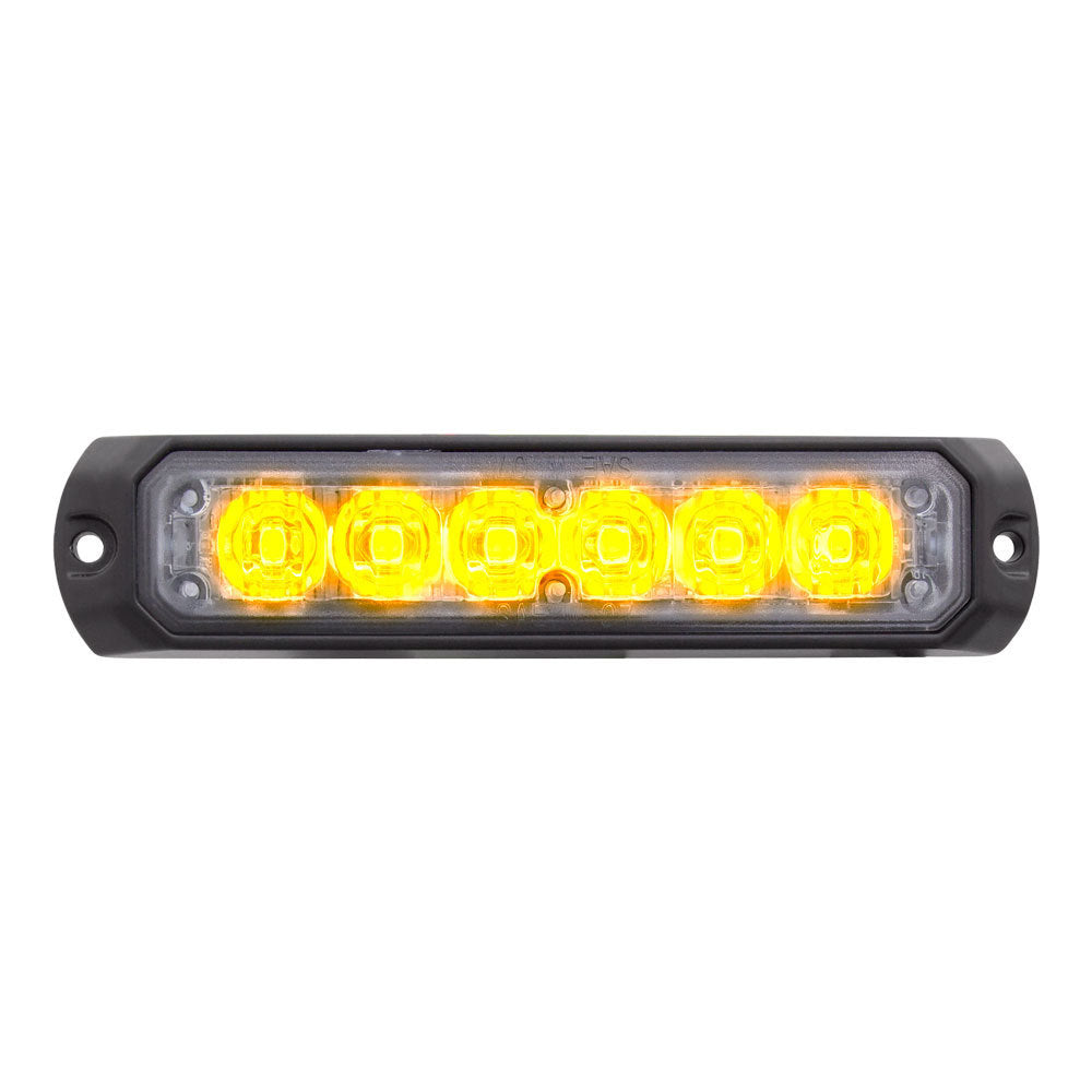 Heise HE-MUMRK-6A Amber Marker Lights - 4.9 Inch, 6 LED