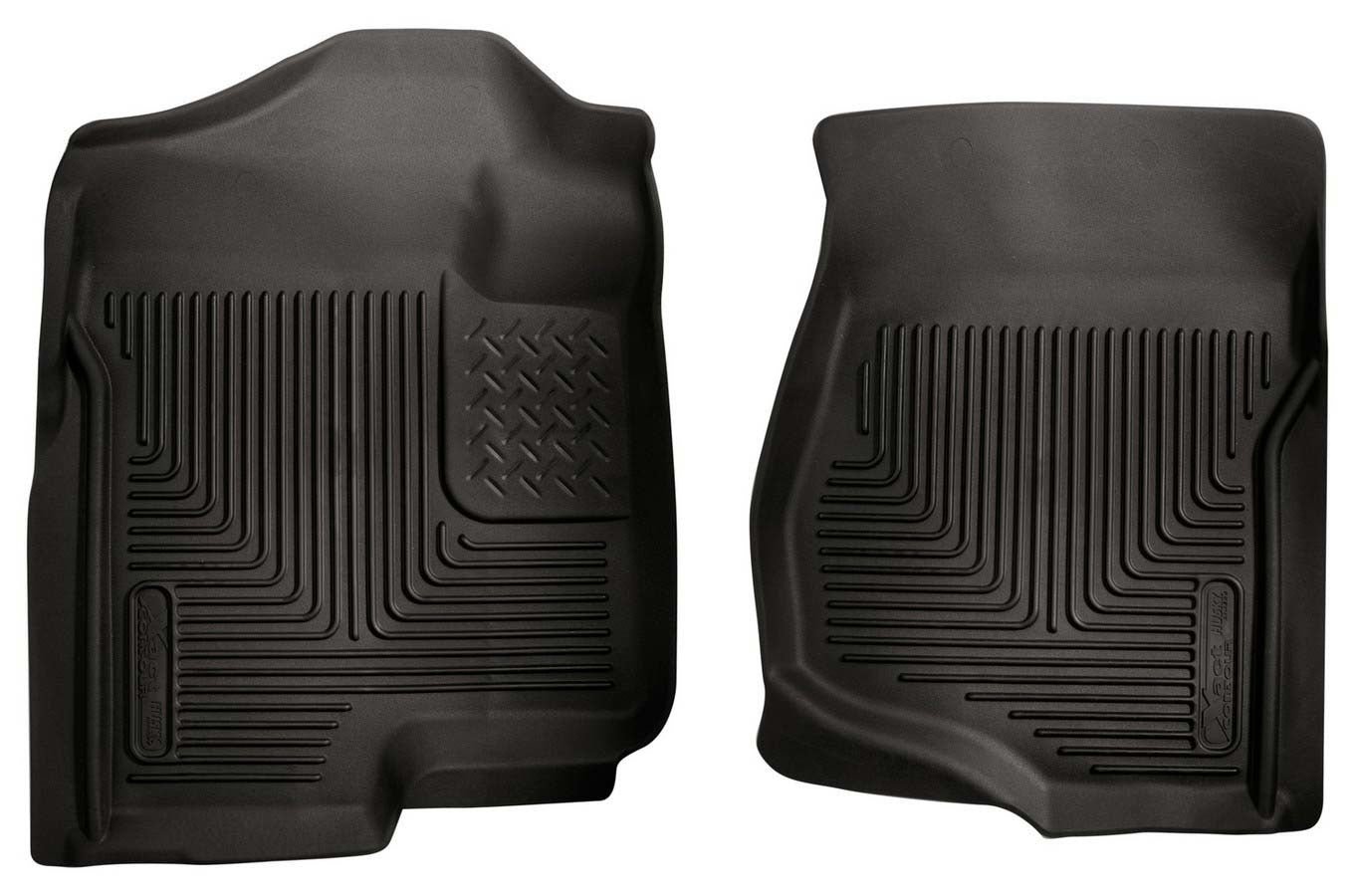 Husky Liners 53101 X-act Contour® Floor Mats For Chevrolet Silverado 1500, GMC Sierra 1500 & More (Front Floor Liners)