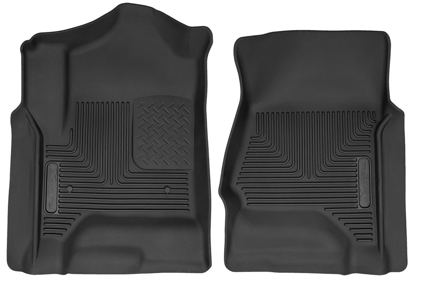 Husky Liners 53111 X-act Contour® Floor Mats For Chevrolet Silverado 1500, GMC Sierra 1500 & More (Front Floor Liners)