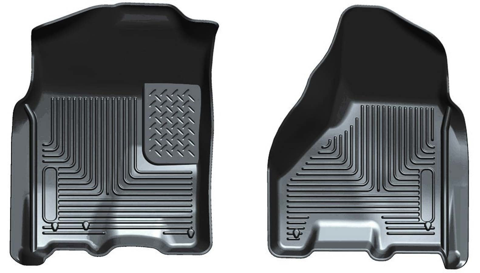 Husky Liners 53511 X-act Contour® Floor Mats For Dodge Ram 1500, Classic, 2500 & 3500 (Front Floor Liners)