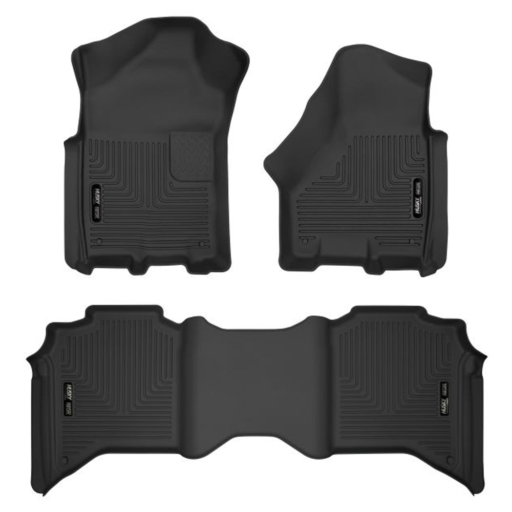 Husky Liners 53638 X-act Contour® Floor Mats For Dodge Ram 2500 & 3500 (Front & 2nd Seat Floor Liners)