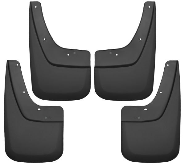 Husky Liners 56896 Mud Guards For GMC Sierra 1500, Limited, 2500 HD & 3500 HD (Front and Rear Mud Guard Set)