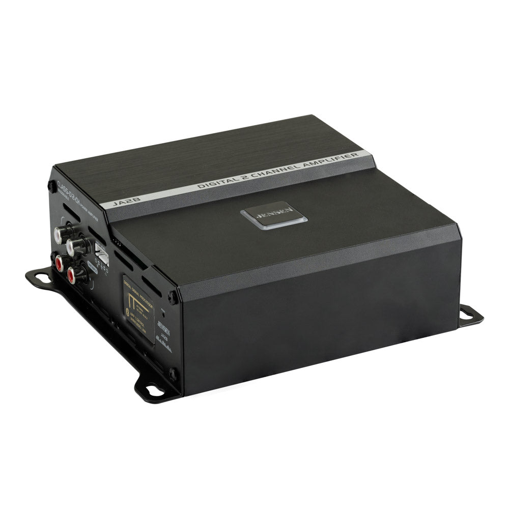 Jensen JA2B 340 Watts Class D 2-Channel Amp with Bluetooth App Control – JA2B