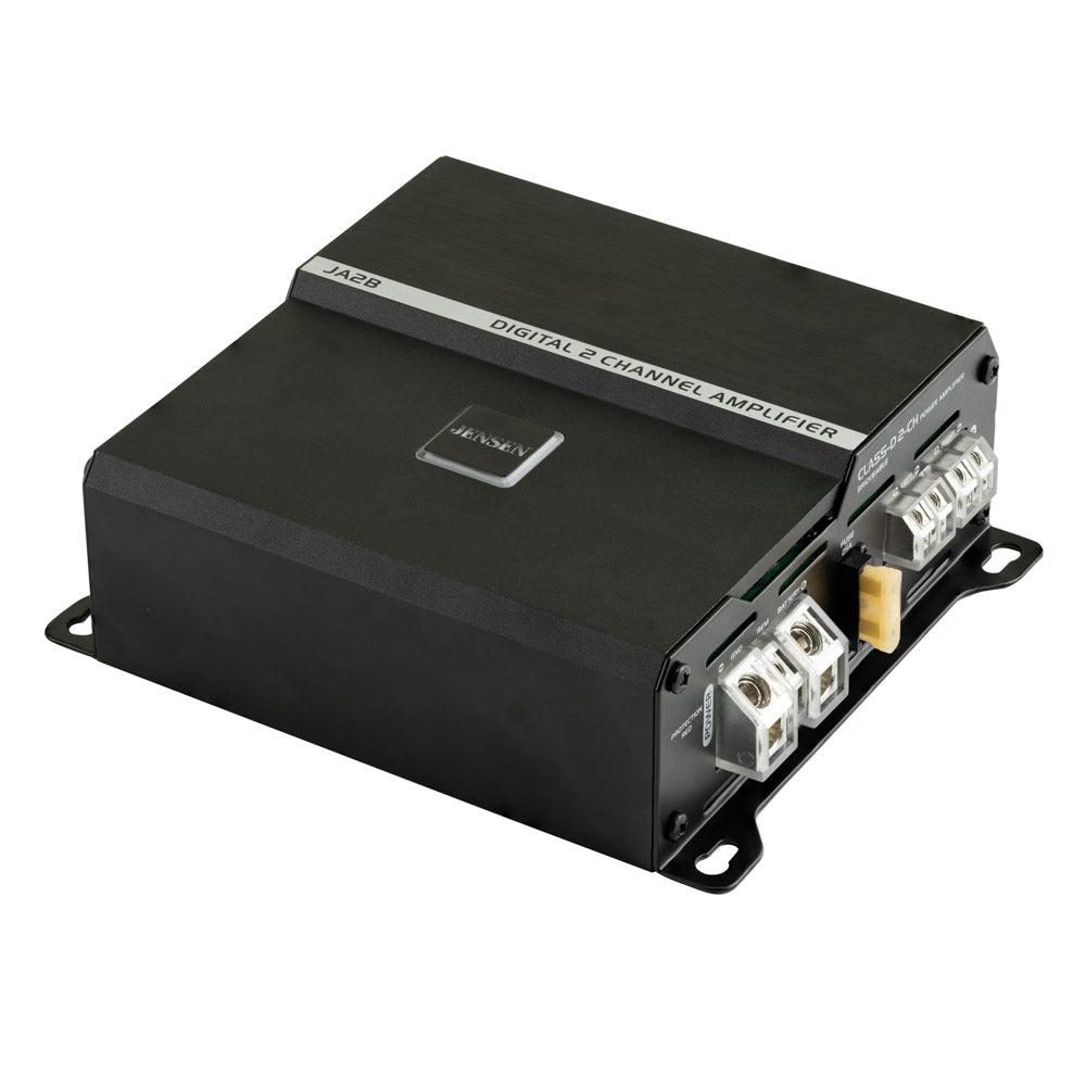 Jensen JA2B 340 Watts Class D 2-Channel Amp with Bluetooth App Control – JA2B