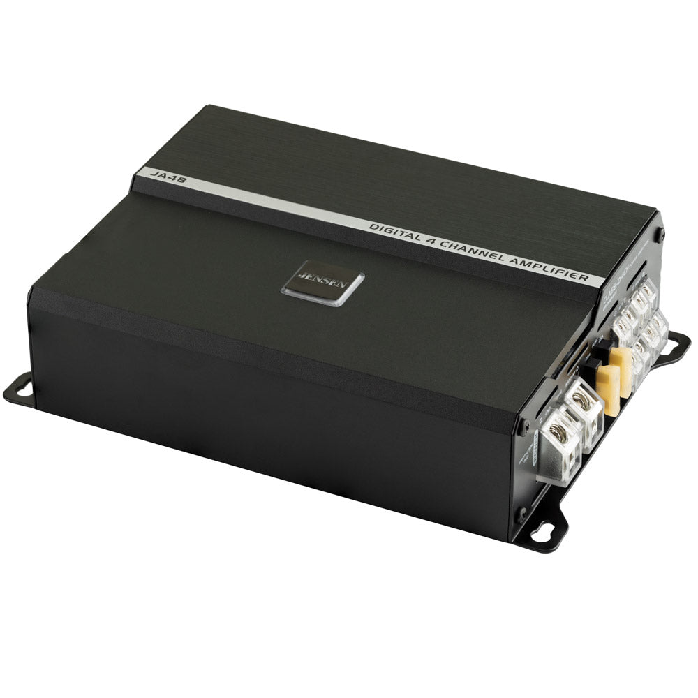 Jensen JA4B 740 Watts Class D 4-Channel Amp with Bluetooth App Control – JA4B
