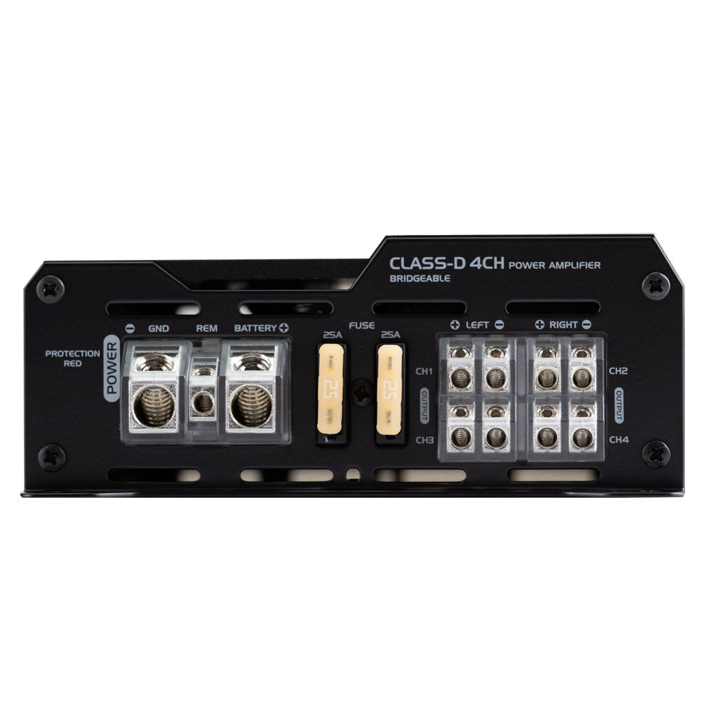 Jensen JA4B 740 Watts Class D 4-Channel Amp with Bluetooth App Control – JA4B
