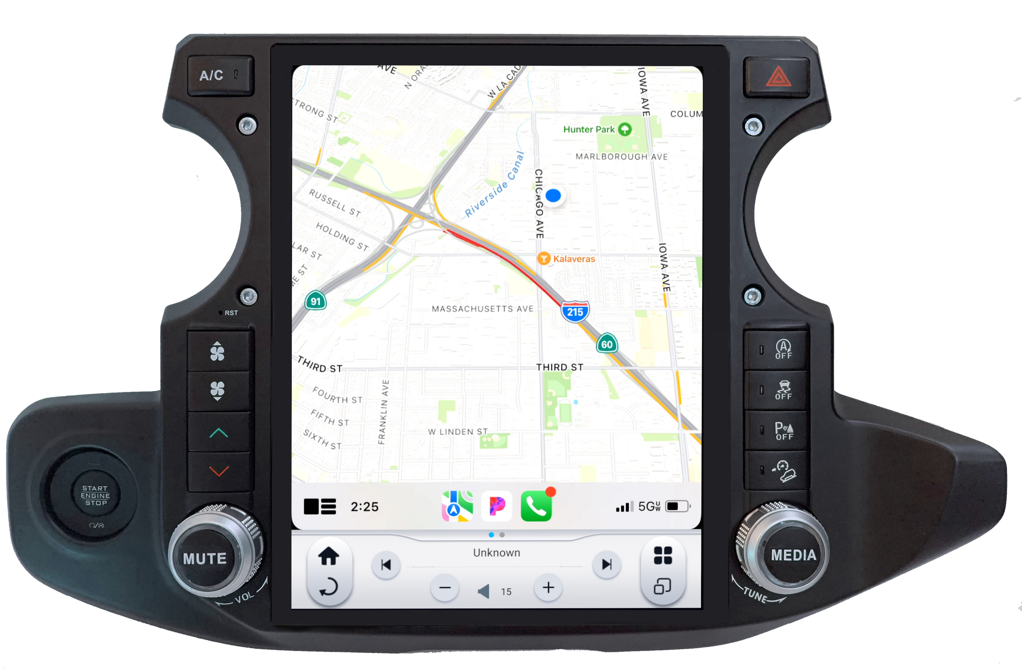 LinksWell TS-JPJL12-1RR-6H 2018-up Jeep Wrangler JL   /   Gladiator JT Generation 6 T-Style Radio