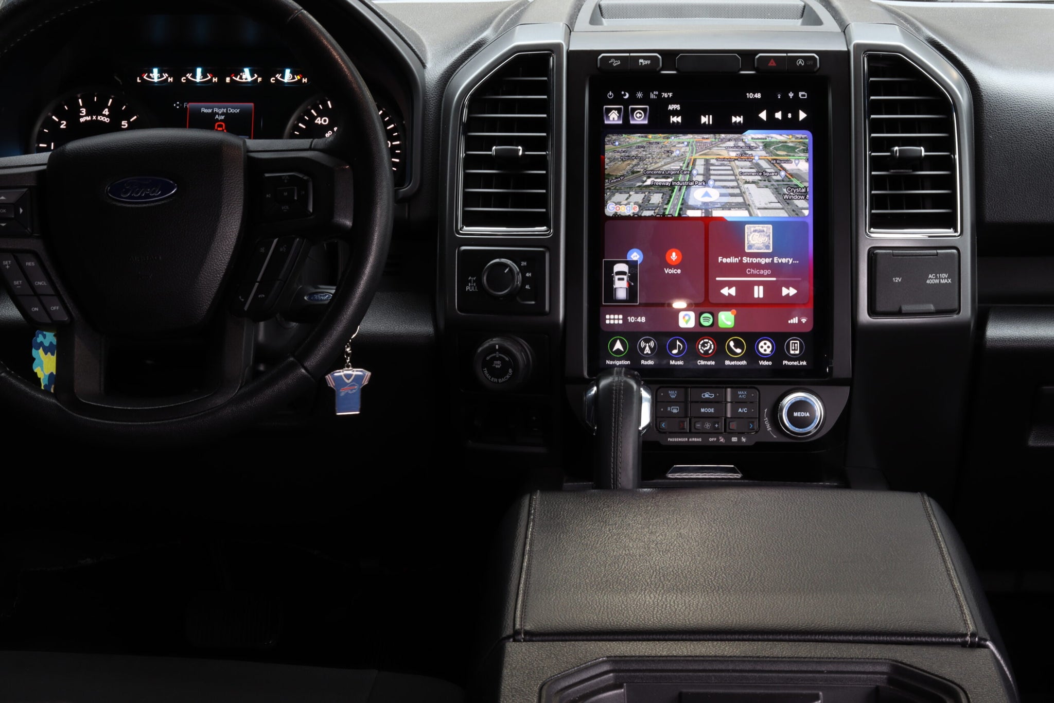 LinksWell TS-FDPU12-1AK-5S 2015-2020 Ford F150 / 2017-2022 Ford Super Duty Generation 5 T-Style Radio