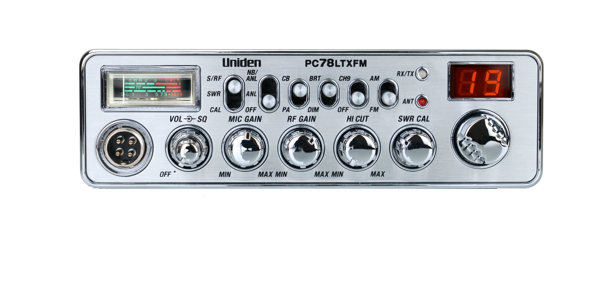 Uniden PC78LTXFM 40 Channel CB with AM & FM Modes