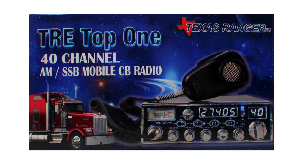 TRE TopOne - Texas Ranger CB Radio with AM USB LSB and Noise Cancelling Mic