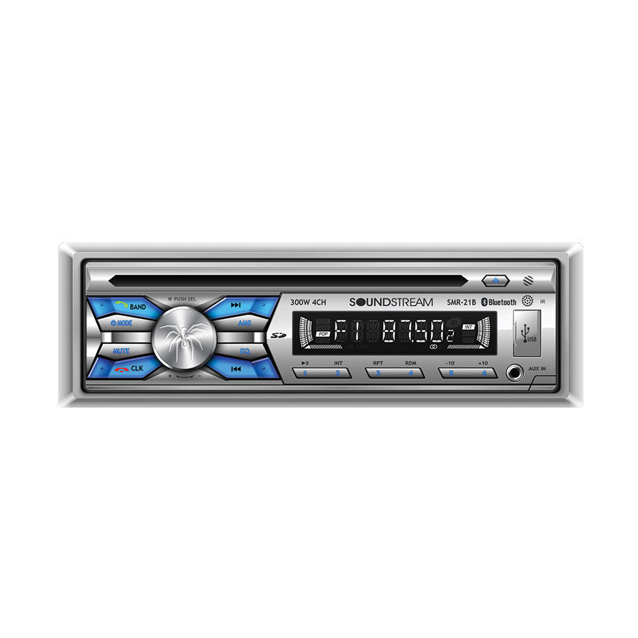 Soundstream SMR-21B Marine Grade Single Din CD Player