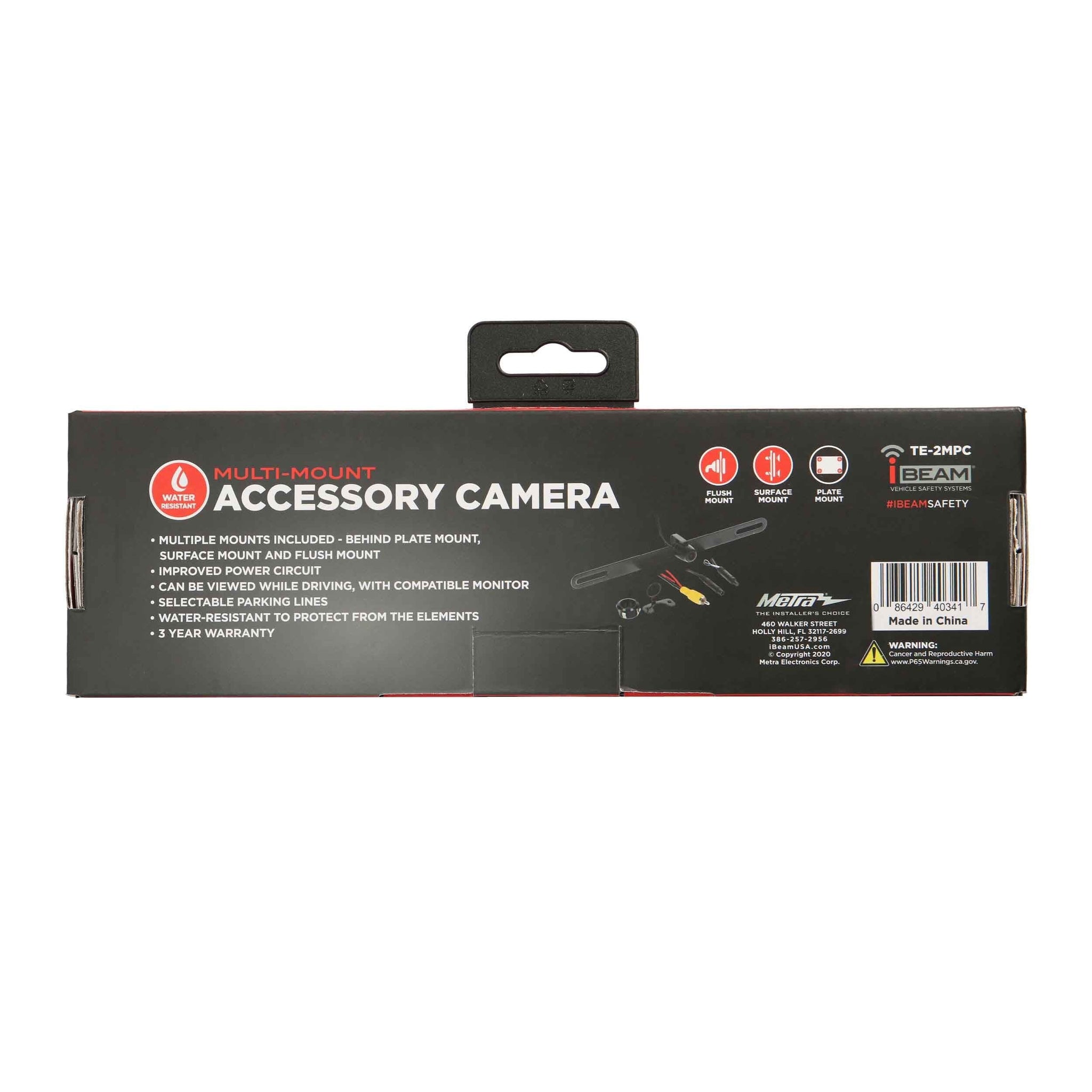 iBeam TE-2MPC Accessory Camera With Multi-Mounts