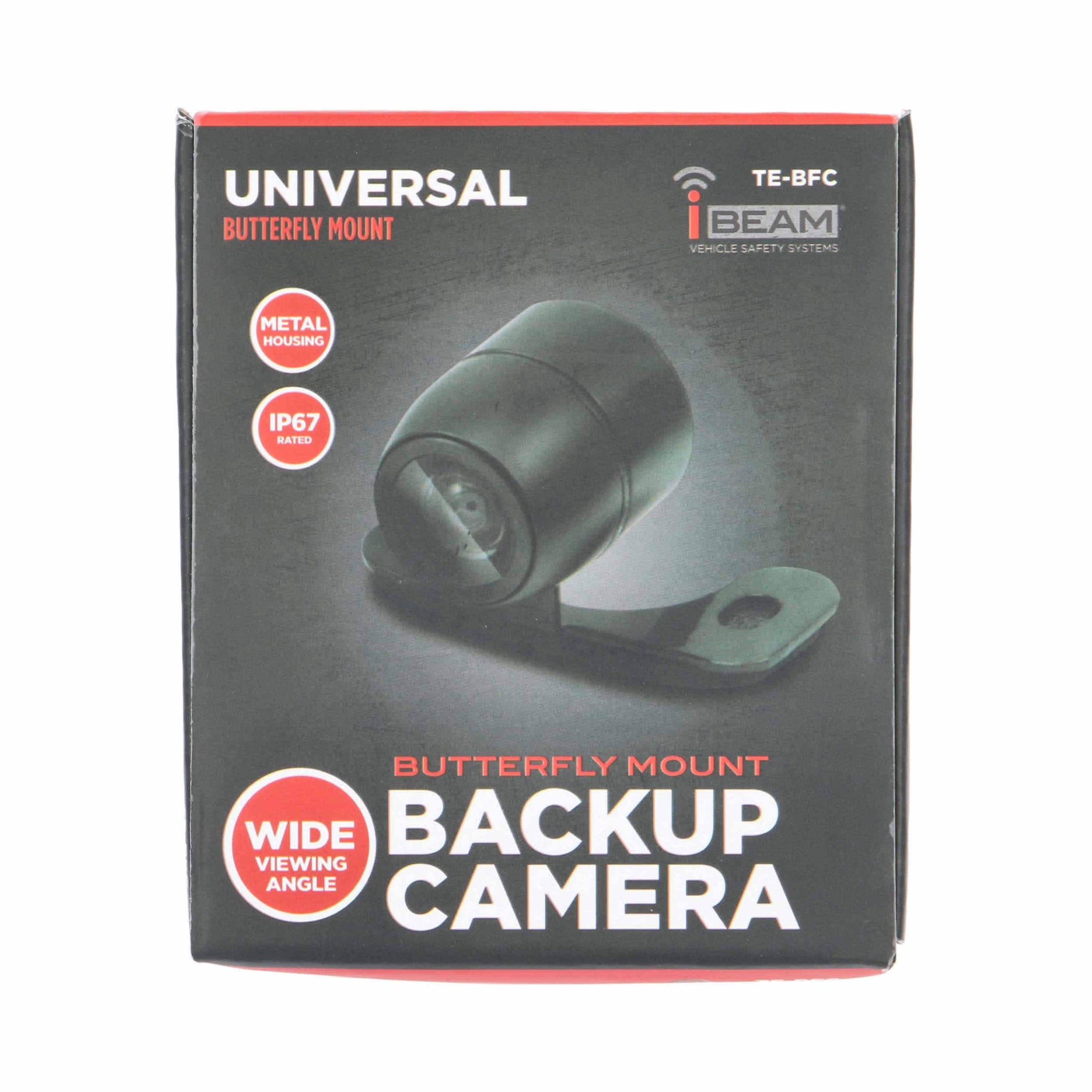 iBeam TE-BFC Improved Butterfly Mount Backup Camera with Metal Housing