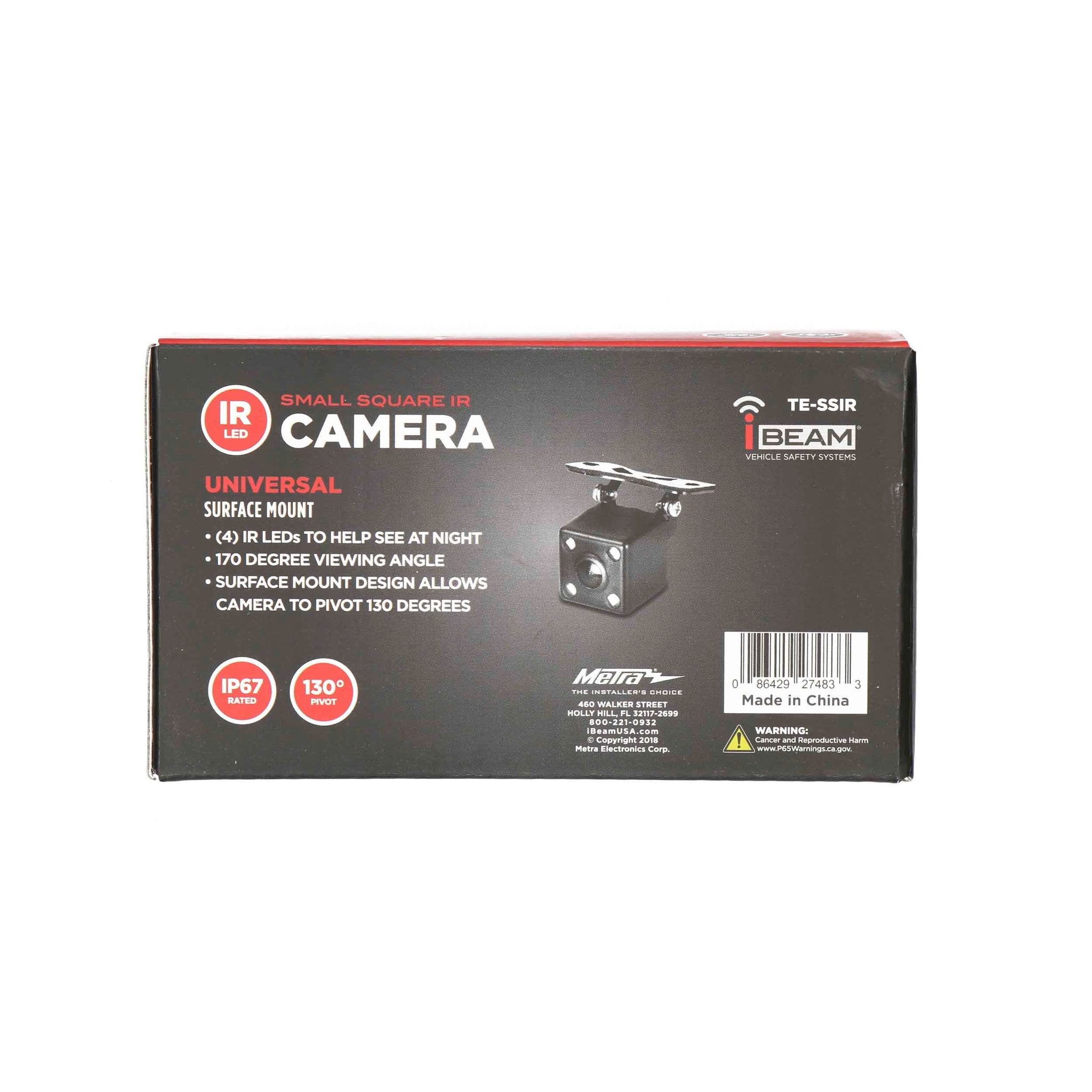 iBeam TE-SSIR Small Square Camera - 4 IR LEDS