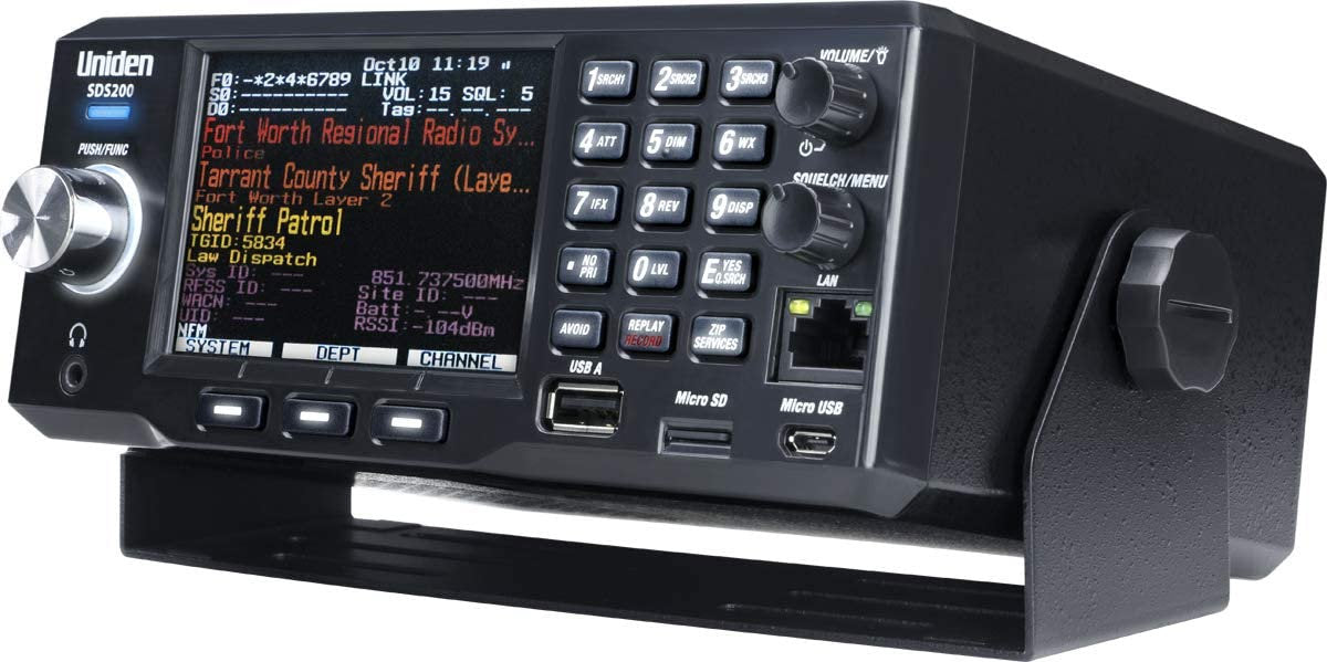 Uniden SDS200 True I/Q and TrunkTracker X Base and Mobile Scanner Pre-programmed Digital and analog