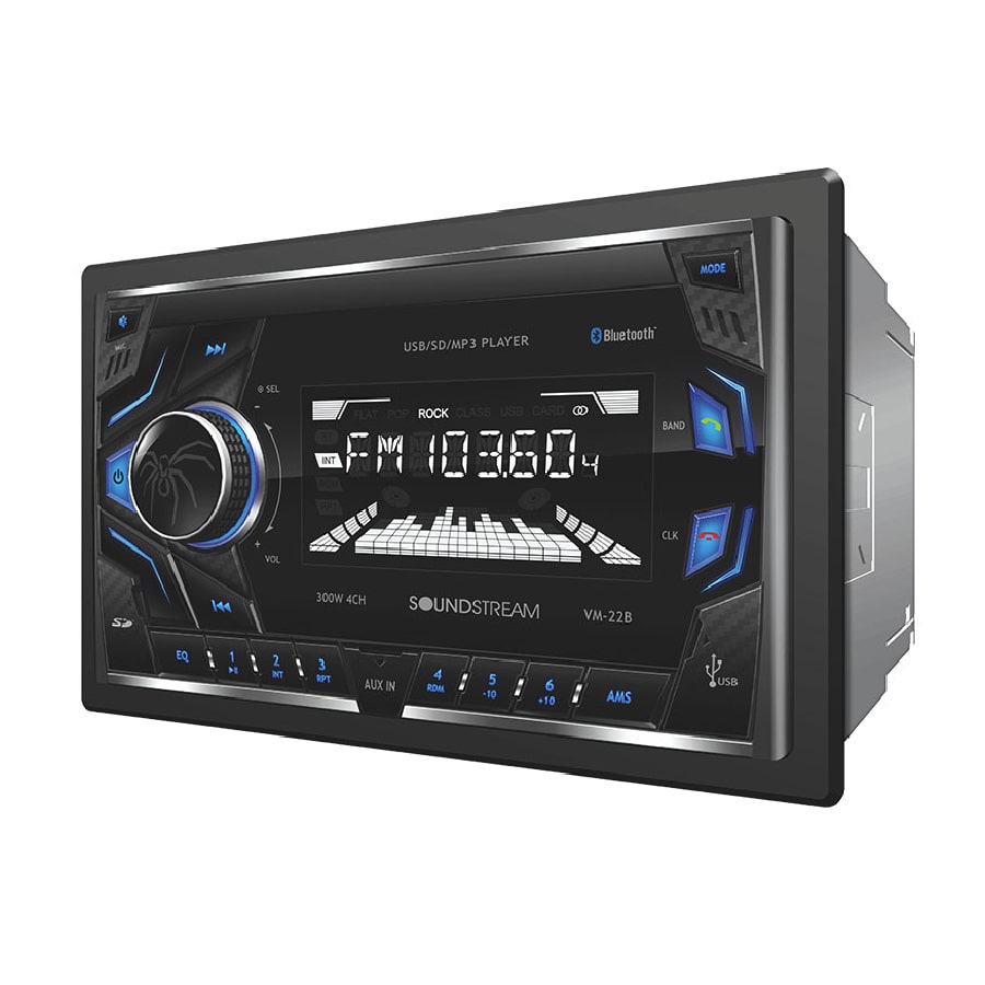 Soundstream VM-22B Double Din Mechless Multimedia Receiver