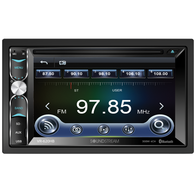 Soundstream VR-620HB 6.2” DVD/CD Multimedia Headunit