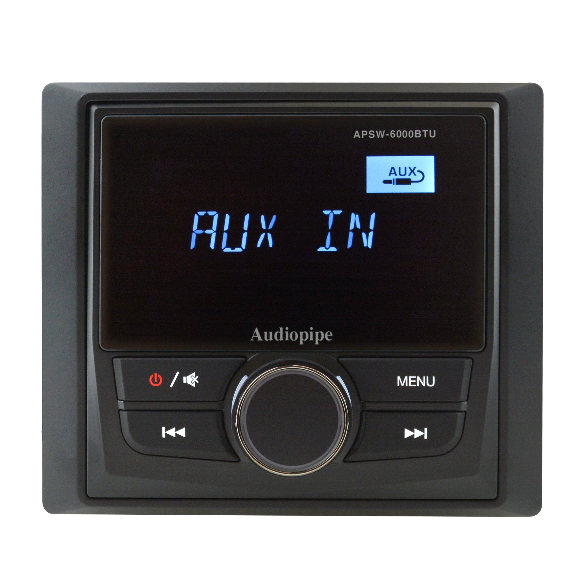 Audiopipe APSW-6000BTU  3” Multimedia Marine Head Unit with High Definition Positive LCD Display