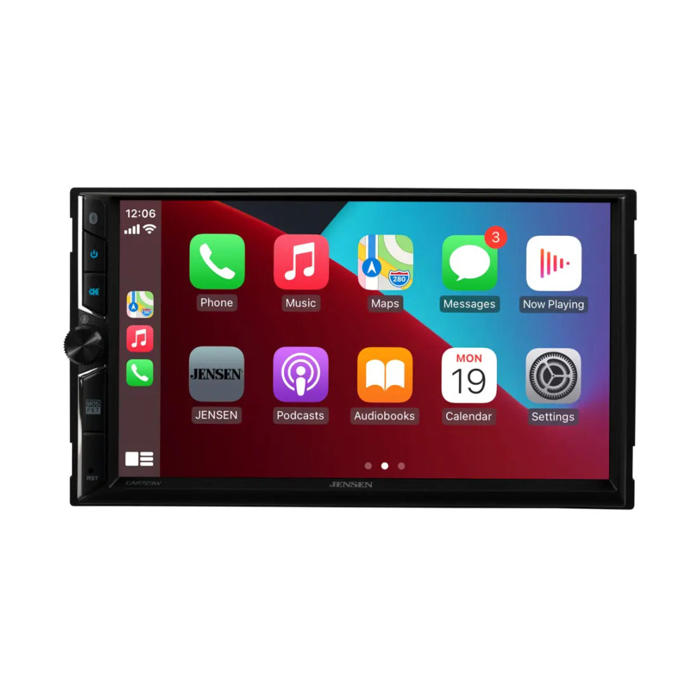 Jensen CAR723W 7” Receiver with Wireless Android Auto & Apple Carplay – CAR723W