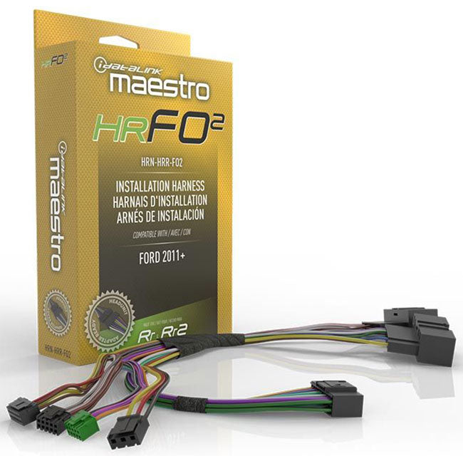 iDatalink Maestro HRN-HRR-FO2 FO2 Plug And Play T-Harness For Select Ford Vehicles